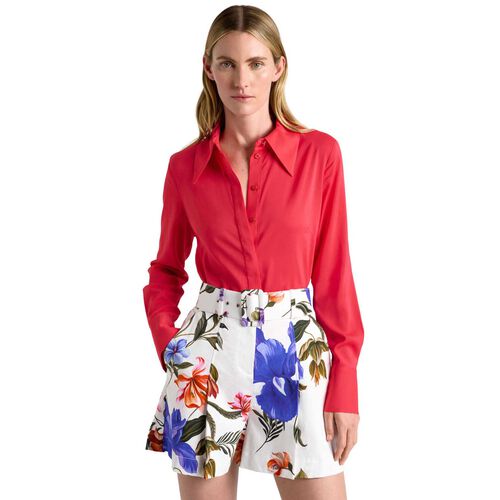 Cue Stretch Viscose Classic Shirt